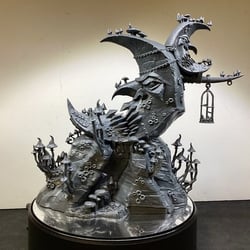 Warhammer AoS GLOOMSPITE GITZ BAD MOON LOONSHRINE built unpainted